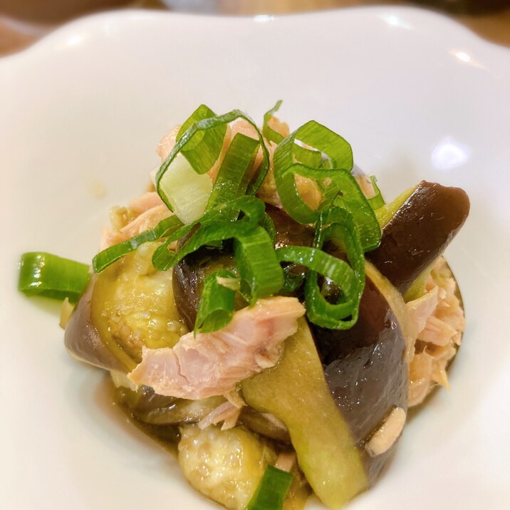 ポン酢で爽やか☆茄子とツナの冷製おひたし